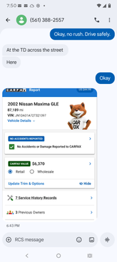 Gold 2002 Nissan Maxima GLE