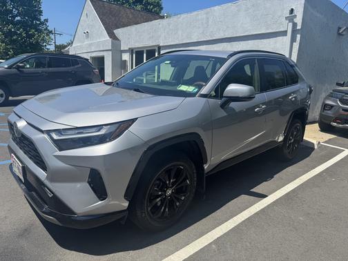 Gray 2022 Toyota RAV4 Hybrid SE