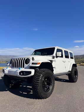 White 2021 Jeep Wrangler Unlimited 4xe High Altitude
