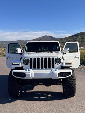 White 2021 Jeep Wrangler Unlimited 4xe High Altitude