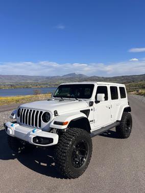 White 2021 Jeep Wrangler Unlimited 4xe High Altitude