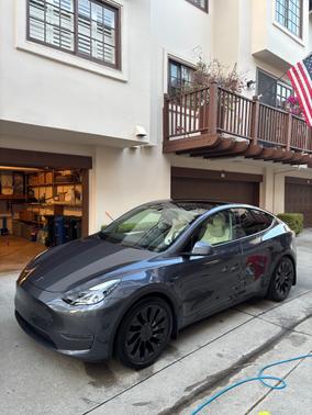 Gray 2022 Tesla Model Y Performance