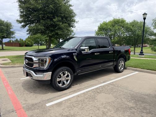 Blue 2021 Ford F-150 King Ranch