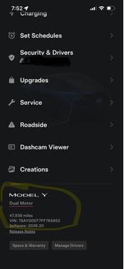 Blue 2023 Tesla Model Y Performance