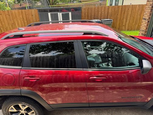 Red 2016 Jeep Cherokee Trailhawk