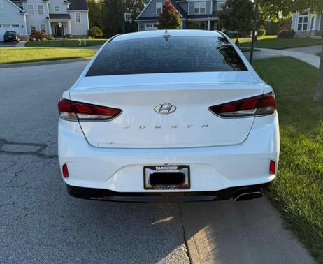White 2018 Hyundai SONATA SEL+