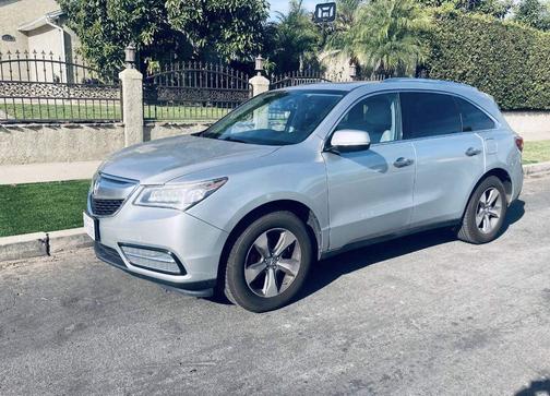 Gray 2015 Acura MDX 3.5L