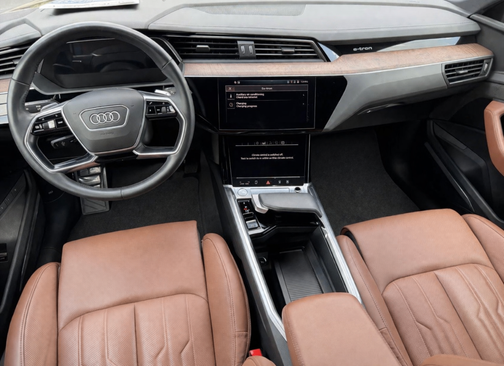 Black 2019 Audi e-tron Prestige