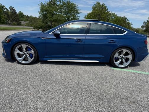 Blue 2021 Audi RS 5 2.9T