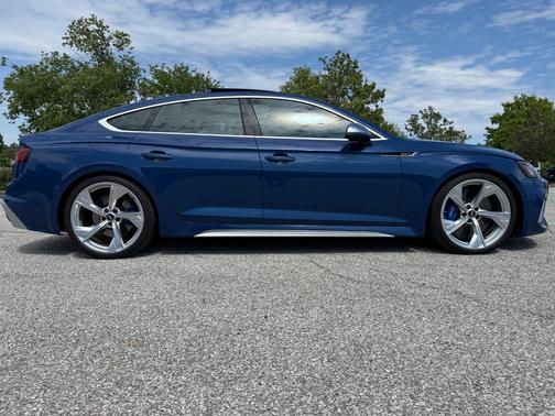 Blue 2021 Audi RS 5 2.9T