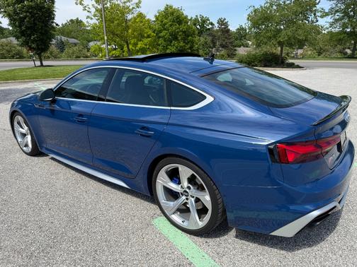 Blue 2021 Audi RS 5 2.9T