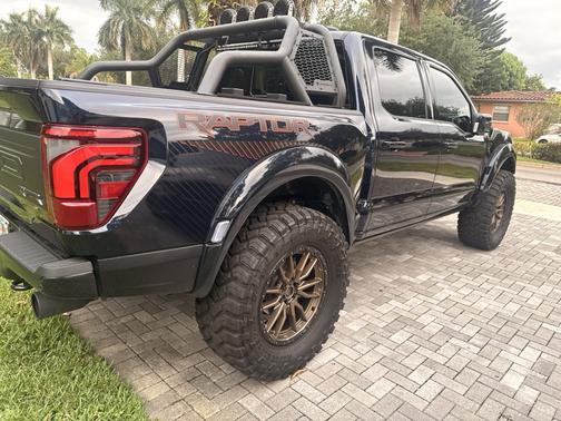 Blue 2025 Ford F-150 Raptor