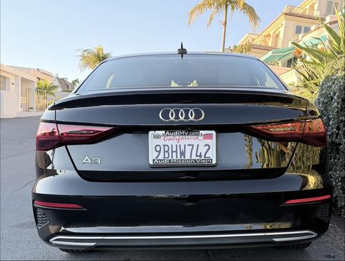 Black 2022 Audi A3 Premium