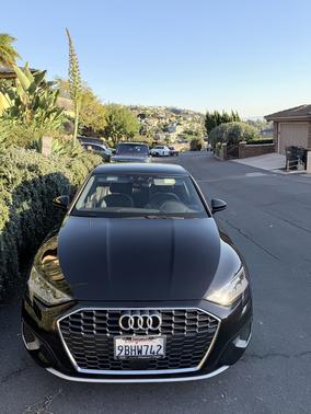 Black 2022 Audi A3 Premium