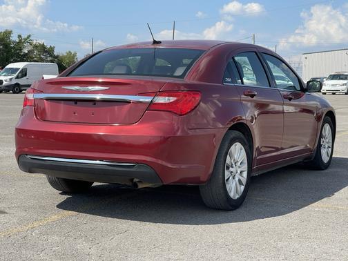 Red 2012 Chrysler 200 LX