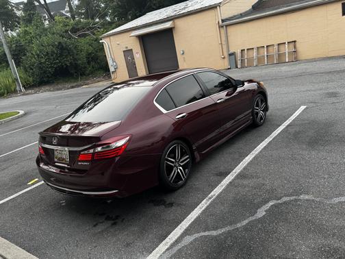Red 2017 Honda Accord Sport