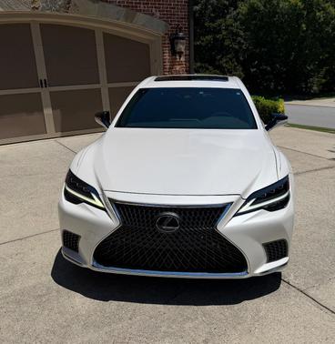 White 2021 Lexus LS 500 Base