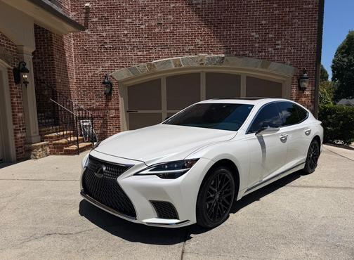 White 2021 Lexus LS 500 Base