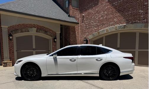 White 2021 Lexus LS 500 Base