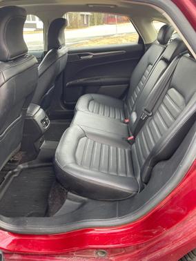 Red 2017 Ford Fusion SE