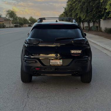 Black 2018 Jeep Cherokee Trailhawk