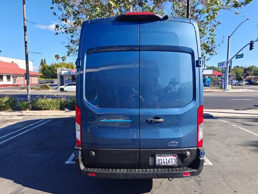 Blue 2023 Ford E-Transit T-350 EL High Roof