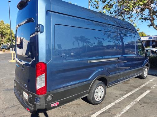Blue 2023 Ford E-Transit T-350 EL High Roof