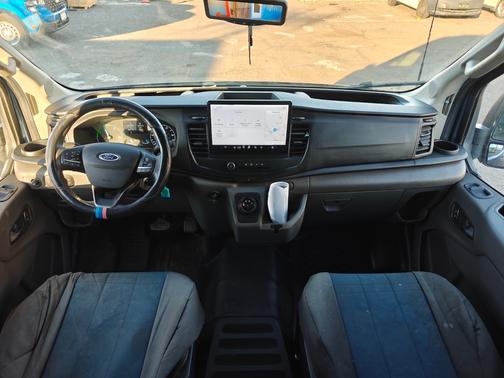 Blue 2023 Ford E-Transit T-350 EL High Roof