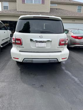 White 2018 Nissan Armada Platinum