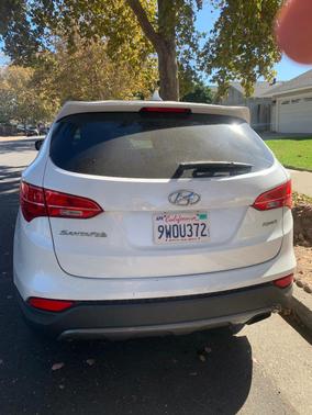 White 2014 Hyundai Santa Fe Sport 2.4L