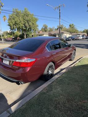 Red 2015 Honda Accord Sport