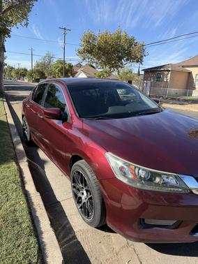 Red 2015 Honda Accord Sport