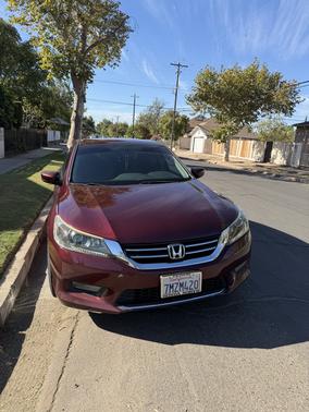 Red 2015 Honda Accord Sport