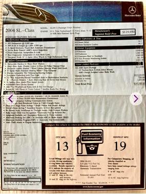 Beige 2004 Mercedes-Benz SL-Class SL600 Roadster