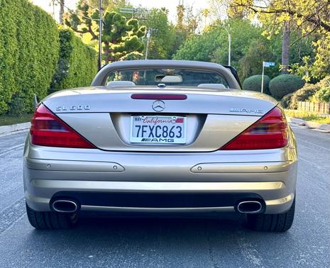 Beige 2004 Mercedes-Benz SL-Class SL600 Roadster