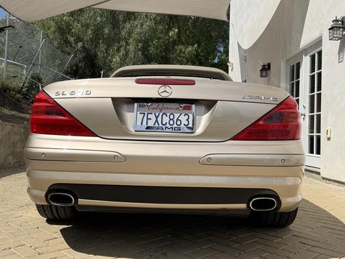 Beige 2004 Mercedes-Benz SL-Class SL600 Roadster