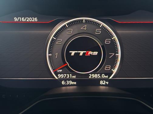 Blue 2018 Audi TT RS 2.5T