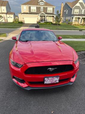 Red 2017 Ford Mustang V6