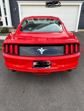 Red 2017 Ford Mustang V6