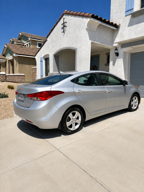 Silver 2013 Hyundai ELANTRA GLS