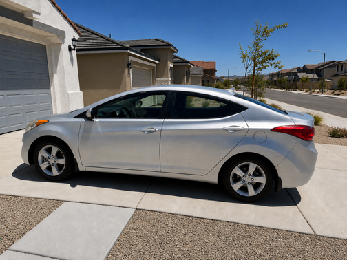 Silver 2013 Hyundai ELANTRA GLS