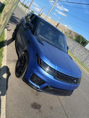 Blue 2018 Land Rover Range Rover Sport HSE Td6