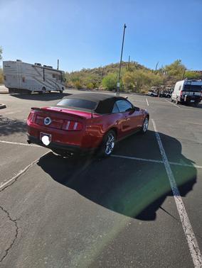 Red 2010 Ford Mustang GT Premium