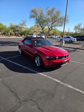 Red 2010 Ford Mustang GT Premium