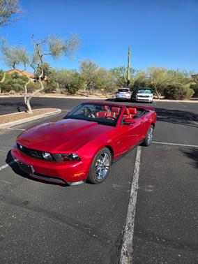 Red 2010 Ford Mustang GT Premium