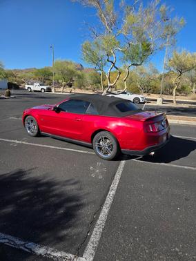 Red 2010 Ford Mustang GT Premium