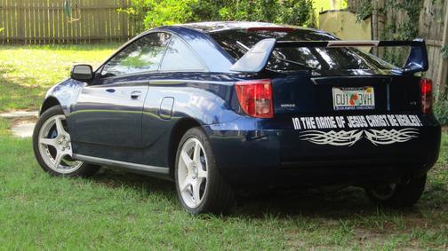 Blue 2003 Toyota Celica GT