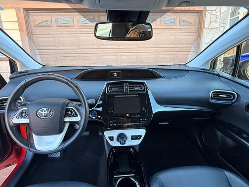 Red 2017 Toyota Prius Four Touring
