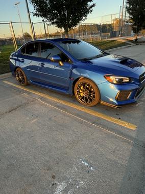 Blue 2018 Subaru WRX STI Limited
