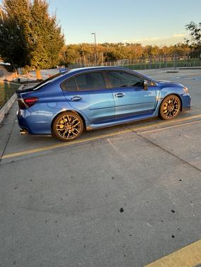 Blue 2018 Subaru WRX STI Limited